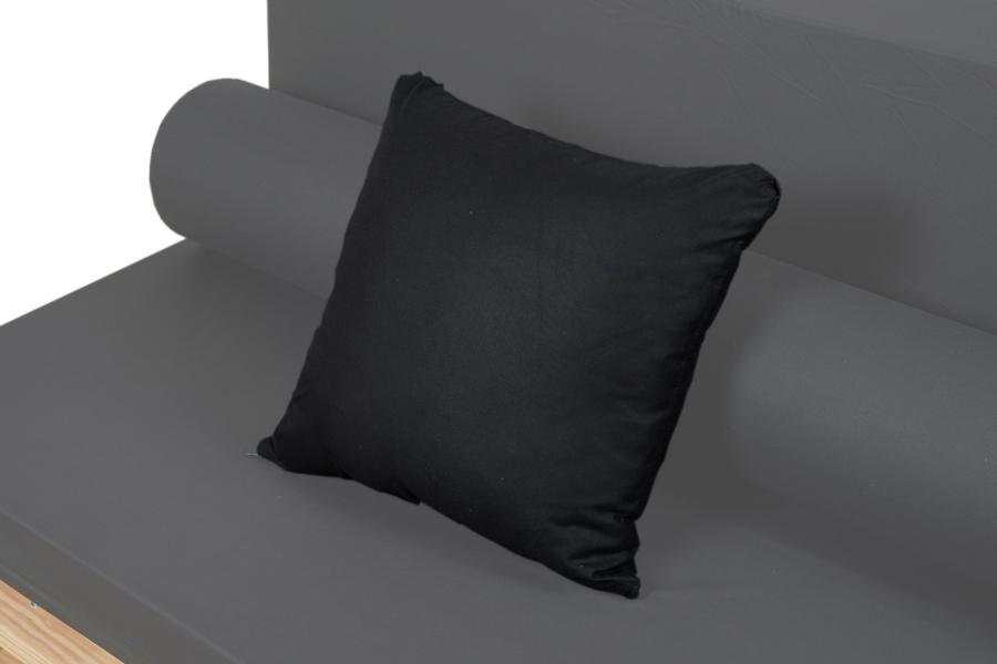 cojin para sofas 45x45 negro